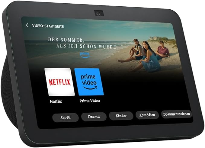 Der neue Echo Show 8 (3. Gen., 2023) | Smarter HD-Touchscreen mit 3D-Audio, Smart-Home-Hub und Alexa | Anthrazit