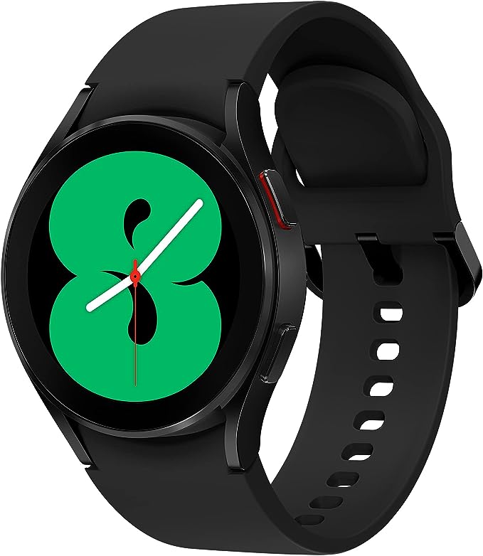 Samsung Galaxy Watch4 Runde Bluetooth Smartwatch Wear OS Fitnessuhr Fitness Tracker 40mm Schwarz inkl. 36 Monate Herstellergarantie, exkl. bei Amazon, (1 Stück)