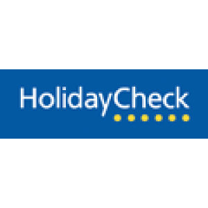 Logo des Shops HolidayCheck DE+AT+CH